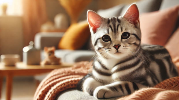 アメリカン ショートヘアー 活発で健康的な猫