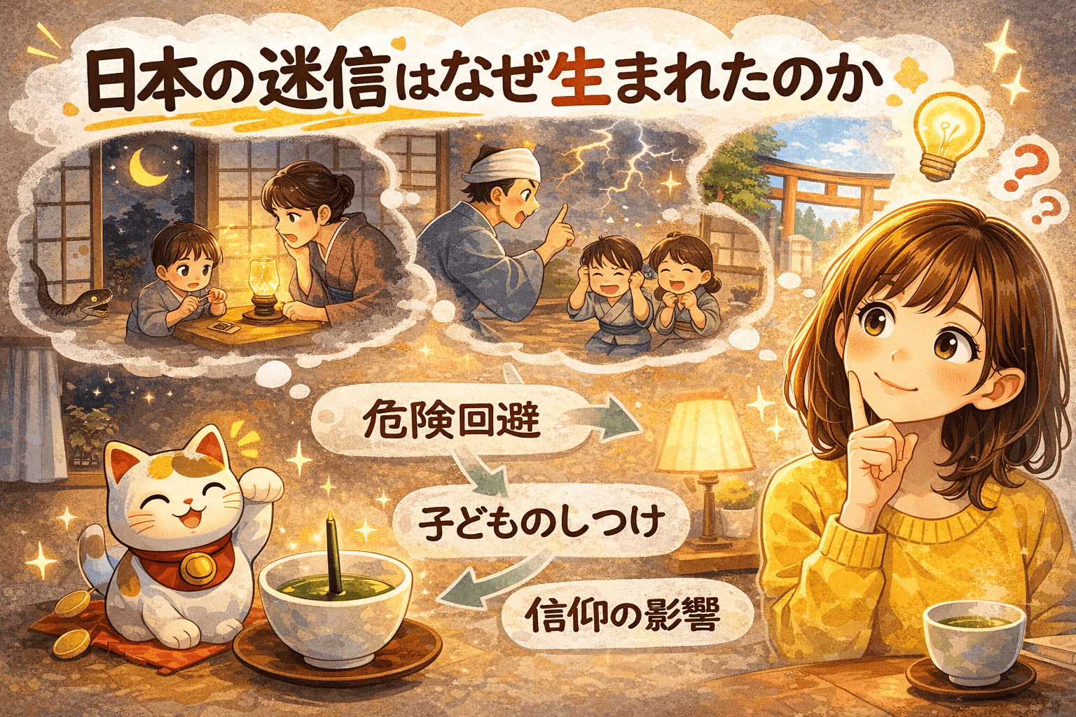 日本の迷信はなぜ生まれたのか