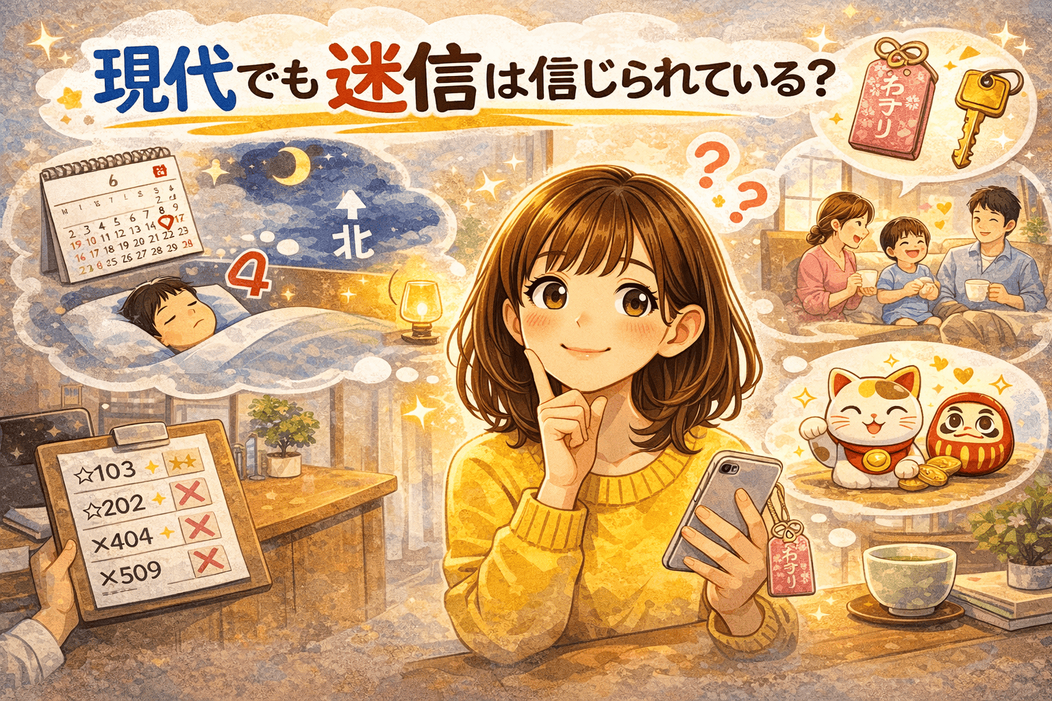 現代でも迷信は信じられている？