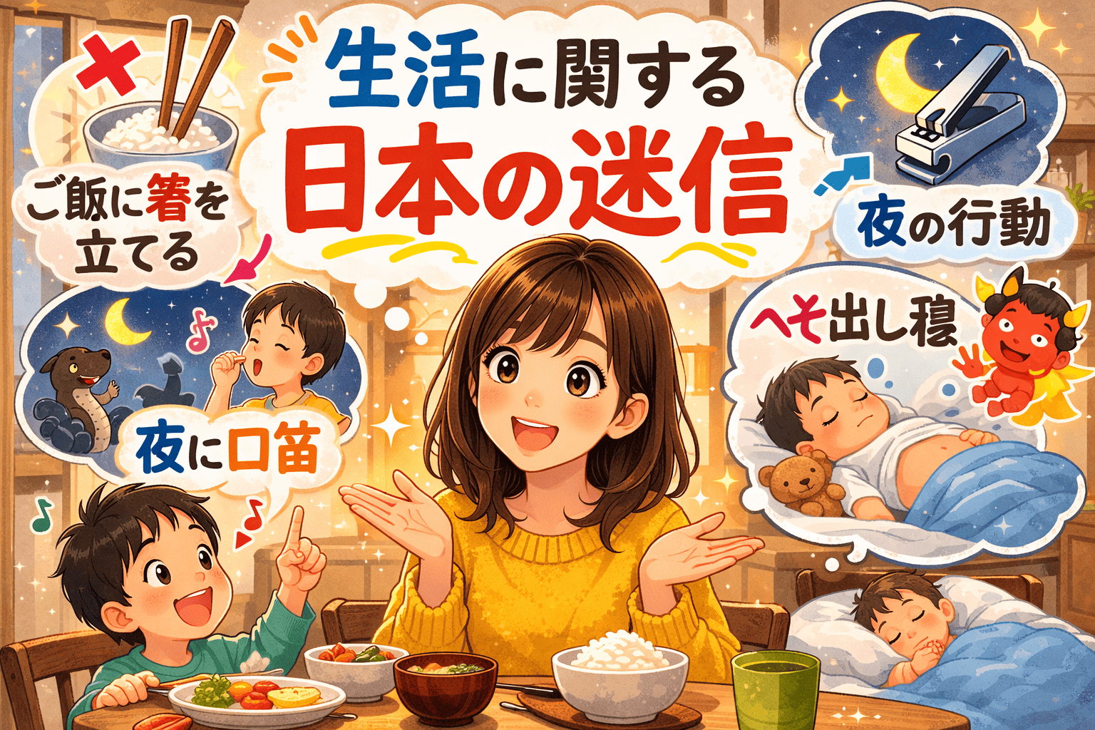 生活に関する日本の迷信